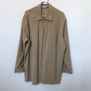 Penmans Plus Stretch button up Shirt SZ 2X Tan